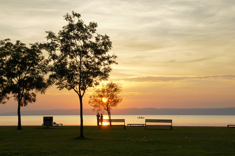 Sonnenuntergang in Podersdorf am See